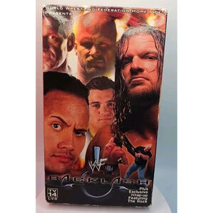 WWF Backlash (VHS, 2000, NTSC) WWE Wrestling Video Tape Y2K Vintage